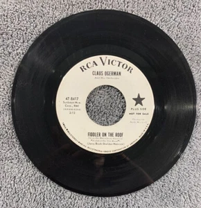 Claus Ogerman, Fiddler On The Roof / Summer Ska, 7" 45rpm Promo - Picture 1 of 2