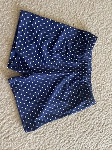 B Skinz Girls Navy Polka Dot Spandex Compression Shorts Small - Picture 1 of 4