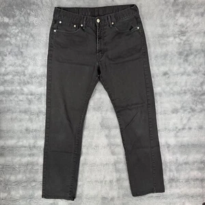 Levi's 513 Men's Jeans Size 34x32 Slim Fit Straight Leg Stretch Black - Picture 1 of 9
