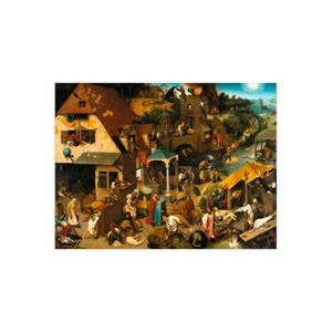 Impresión sobre lienzo papel póster o imagen Pieter Bruegel The Elder Dutch Tests - Imagen 1 de 2