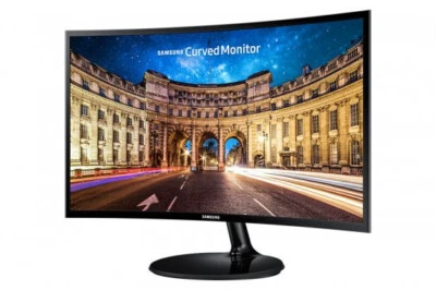 Samsung C24F390FH 23.5 Inch LED VA 4ms Curved Monitor Black Full HD VGA HDMI - Image 1 of 4