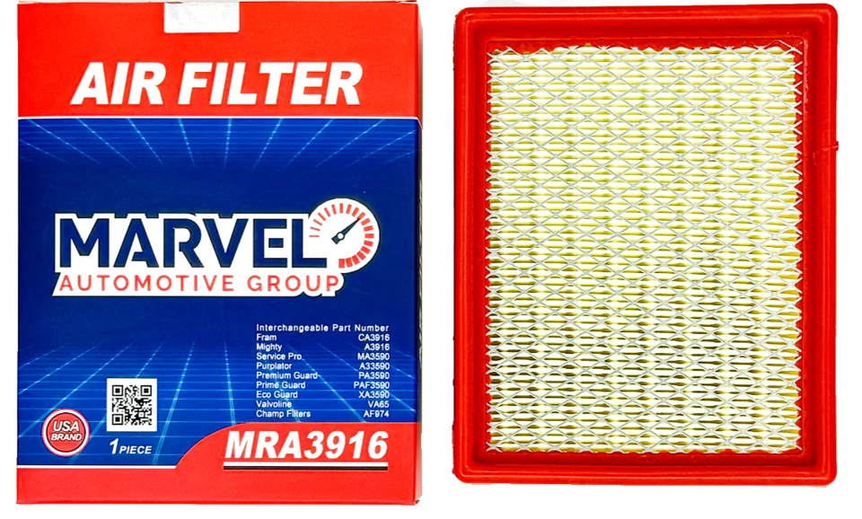 Marvel Engine Air Filter MRA3916 (25098845) for Chevrolet Cavalier 1992-2005 - Image 1 of 4