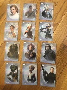 En mano 2022 Topps AHORA Star Wars La Galaxia Juego Base para Mujeres Más Poderosas - Imagen 1 de 4