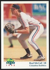 1992 1993 1994 Classic Best Columbus RedStixx Minor League Baseball Card - PICK