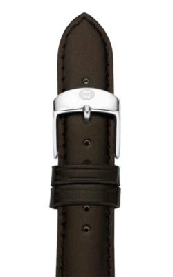 Michele MS16AA050206 Women's Brown Espresso Genuine Patent Leather Watch Band - Image 1 of 4