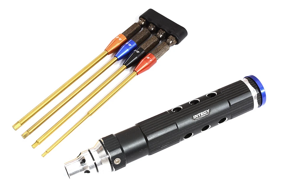 QuickPit 4 Metric Sizes, Wrench w/ Allen Hex Tip Set (1.5, 2, 2.5 & 3mm) - Image 1 of 1