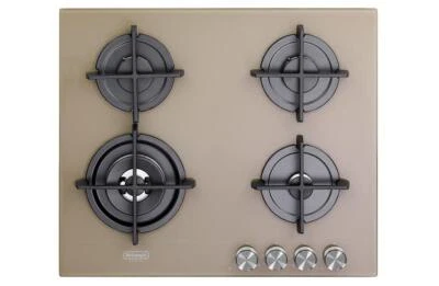 De Longhi NSL 460 T Piano Cottura Beige Da incasso 60 cm Gas 4 Fornello(i) VETRO - Immagine 1 di 3