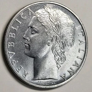 1974 Italy Italian 100 Lire Woman Tree Coin MS - Picture 1 of 13