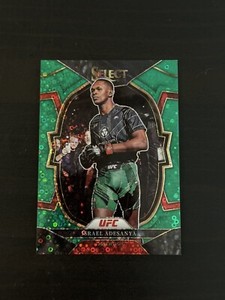 Israel Adesanya 2023 Panini UFC Select SP Green Disco /5 #6