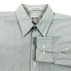LIBERTY OF LONDON Men's Shirt Size 15 1/2 32-33 Long Sleeve Lightweight Blue