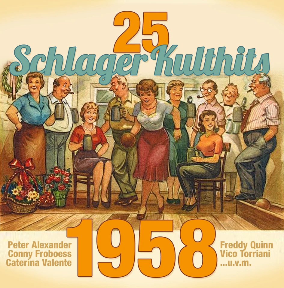 CD 25 Schlager Kulthits 1958 von Various Artists - Bild 1 von 1