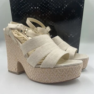 Sam Edelman Liora Platform straps Buckles Open 5" Heels Women Size 9 M - Picture 1 of 13