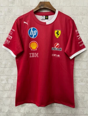 Scuderia Ferrari 2025 T-Shirt Tops