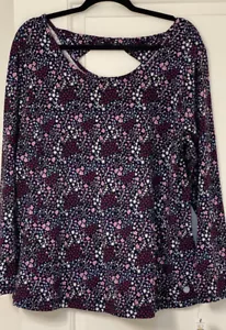Neu mit Etikett Talbots 2X T von Talbots geblümtes Stricktop - Bild 1 von 3