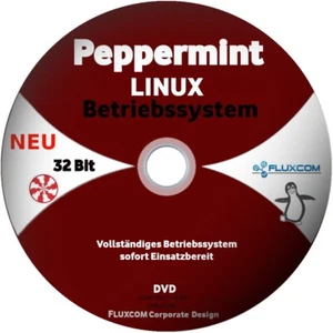 2023 Peppermint OS 32 Bit Linux Live DVD komplettes Betriebssystem - Bild 1 von 2