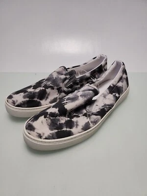 Old Navy Slip On Gray Smoke Tie Dye Tennis Sneakers Size 9 - Image 1 of 4