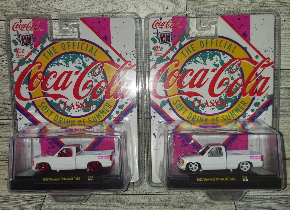 M2 Machines 1:64 Coca-Cola Set of 3 Diecast Vehicles - 52500-RW03