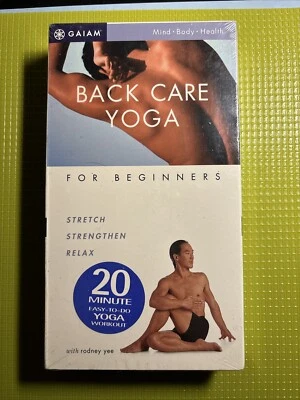20 Minute Easy Yoga Back Care Yoga For Beginners VHS strengthen relax - Image 1 of 4