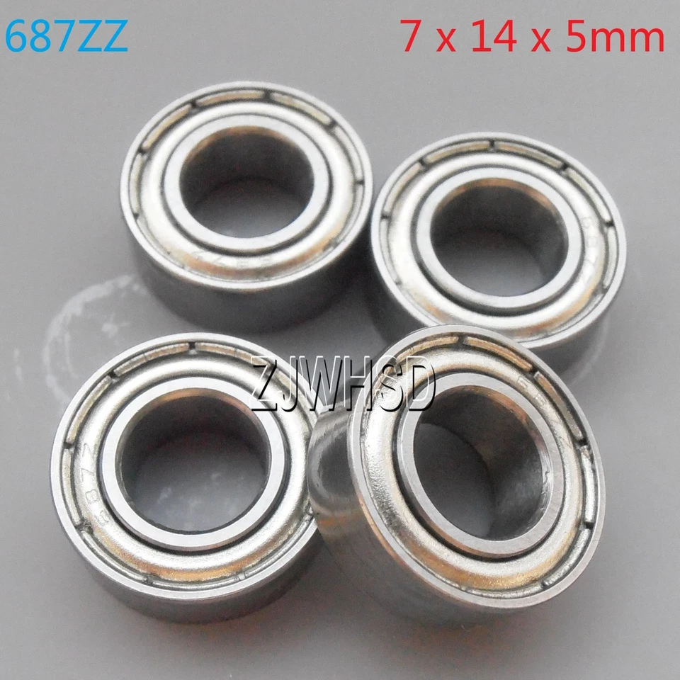 4pcs 686zz Sealed Bearing ID: 6 OD: 13 W: 5 mm for TAMIYA TRAXXAS ALIGN RC DIY - Image 1 of 1
