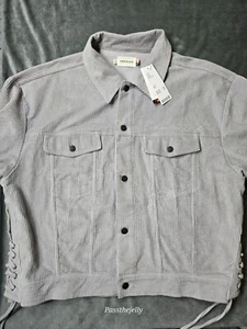 Giacca Honor the Gift 2XL velluto a coste camionista manica corta Russle Westbrook HTG - Foto 1 di 15
