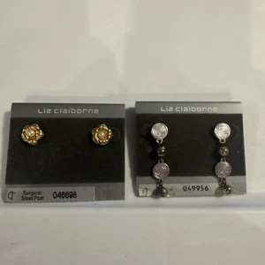 Vintage Liz Claiborne Ohrringe 2 Sets - Bild 1 von 2