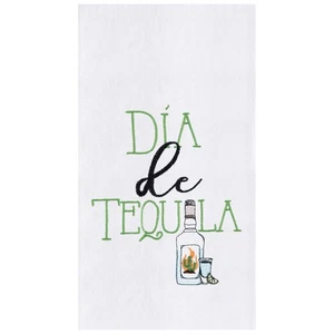 Toalla de cocina de algodón saco de harina bordada Dia De Tequila - Imagen 1 de 3