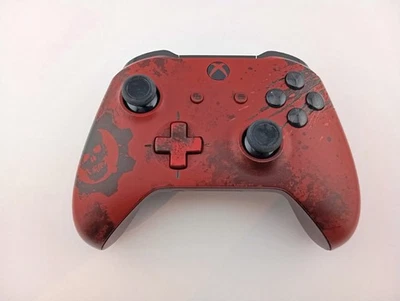 Original Xbox One Controller Gears of War 4 Crimson Omen Limited Edition - Bild 1 von 4