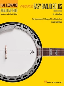 More Easy Banjo Solos 2nd Edition for 5-String Tab Sheet Music Hal Leonard Book - Picture 1 of 1