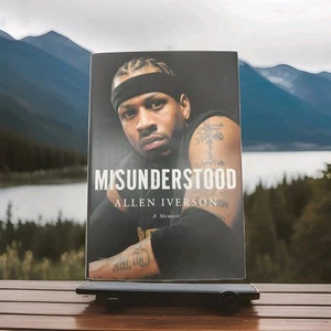 Allen Iverson Book Misunderstood: A Memoir Philadelphia 76ers AI Hardcover NEW - Imagen 1 de 6