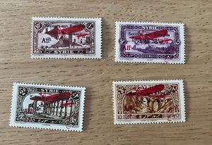 French Colonies Syria Syrie Refugee War Fund Airmail Complete Set- MNH - Picture 1 of 2