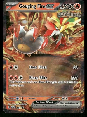 #144 Gouging Fire ex SV: Scarlet & Violet Promo Cards - Image 1 of 2