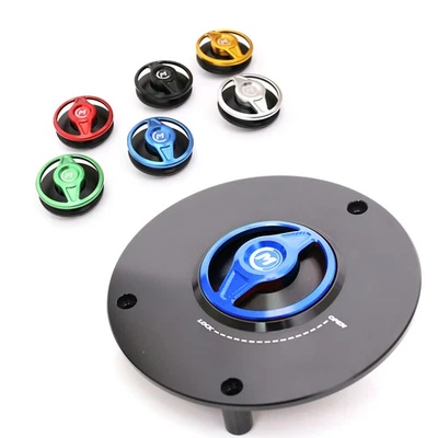 Blue REVO Motorcycle Fuel Cap Keyless For Honda CBF 1000 05-12 11 10 09 08 07 06 - Image 1 of 4