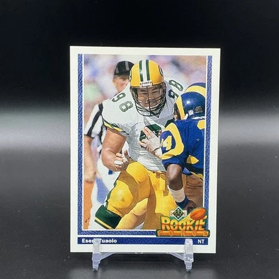 1991 Upper Deck - Esera Tuaolo #635 (RC) - Image 1 of 2