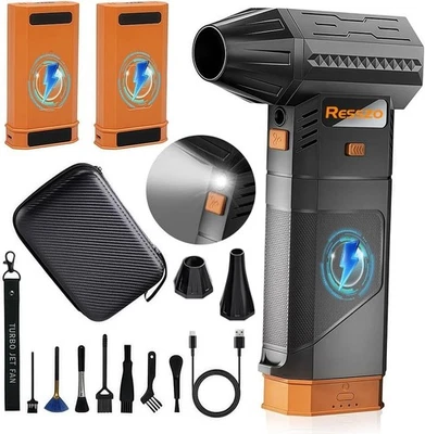 Electric Air Duster with 2 Removable Batteries, 3-Speed Adjustable, 130000RPM - Image 1 of 4