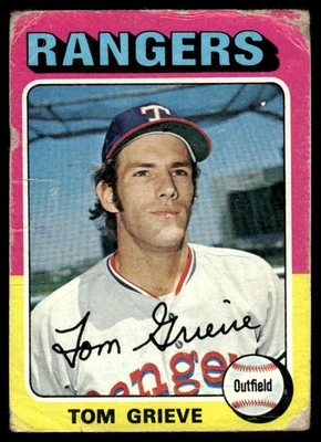 1975 Topps Tom Grieve Texas Rangers #234 - Image 1 of 2
