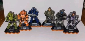 Halo Mega Bloks Halo Heroes Series 2 Complete Set of 6 Forge DeMarco DPJ77 - Picture 1 of 5