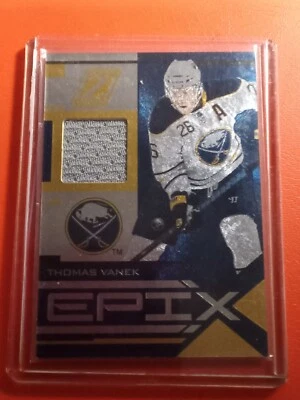 2011 Panini Zenith Epix  GU JERSEY Thomas Vanek # 61/100,Sabres!! - Image 1 of 2