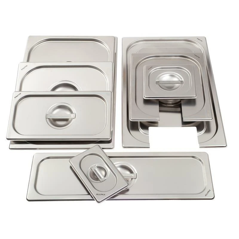 GN Behälter Deckel Edelstahl Gastronorm ALLPAX Größe 2/1 bis 1/9
