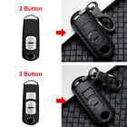 Remote Key Fob Shell Cover Case Matte Carbon Black Fit For Mazda CX-9 Miata MX-5