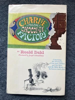 Vintage Charlie And The Chocolate Factory Roald Dahl HC 1964 Book 1st Ed Knopf - Image 1 of 4