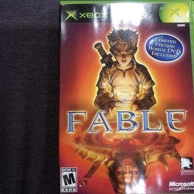Fable Limited Edition Original Xbox Game with Bonus DVD and Manual TESTED - Image 1 of 4
