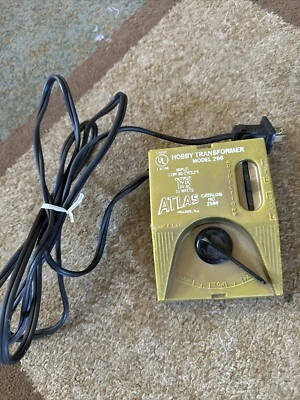 Controlador de trenes modelo 269 transformador de hobby Atlas vintage probado funcionando Foto 1 de 4