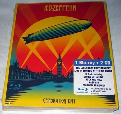 Led Zeppelin - Celebration Day (2012) 2 CD / Blu-ray (PAL) digipak DVD Size - Image 1 of 2