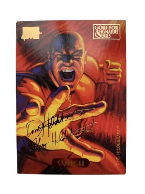 Fleer Marvel Masterpieces 1994 Gold Foil Signature Series 120 Synch Trading Card - Image 1 of 2