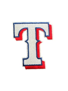 VINTAGE-STIL TEXAS RANGERS ULTRASCHLANK BESTICKT BÜGELBILD MLB BASEBALL PATCH - Bild 1 von 2