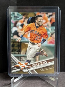 2017 Topps Gold #644 Jose Altuve 1472/2017 - Picture 1 of 2