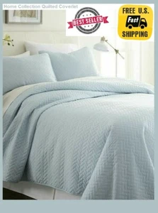 Home Collection Premium Ultra Soft Herring Pattern Quilted Coverlet Twin/Twin XL - Picture 1 of 1