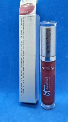 Brillo de mantequilla It Cosmetics Vitality Lip Flush I BELIEVE 0,11 oz ¡RARO! Foto 1 de 2