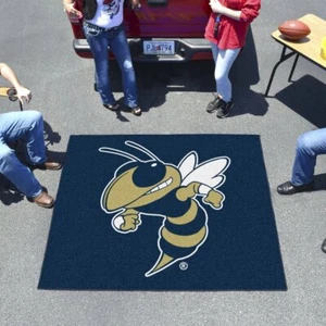 NCAA - Georgia Tech Yellow Jackets Tailgater Rug - 5ft. x 6ft., Buzz - Picture 1 of 5