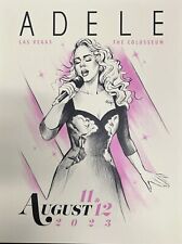 Official Weekends with Adele Tour Poster 2023 – 8/11 & 8/12 Las Vegas Exclusive